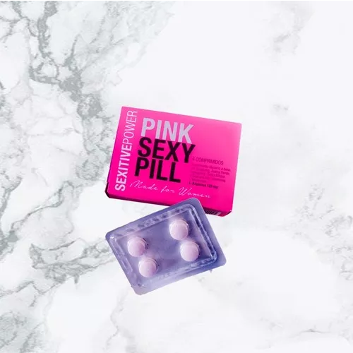 Pastillas Sexy Pill Pink - 4 capsulas