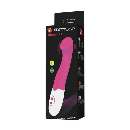 Consolador vibrador 30 funciones - Charles - 16x2.5cm  - Pretty Love - Buttman Sexshop en Tucuman