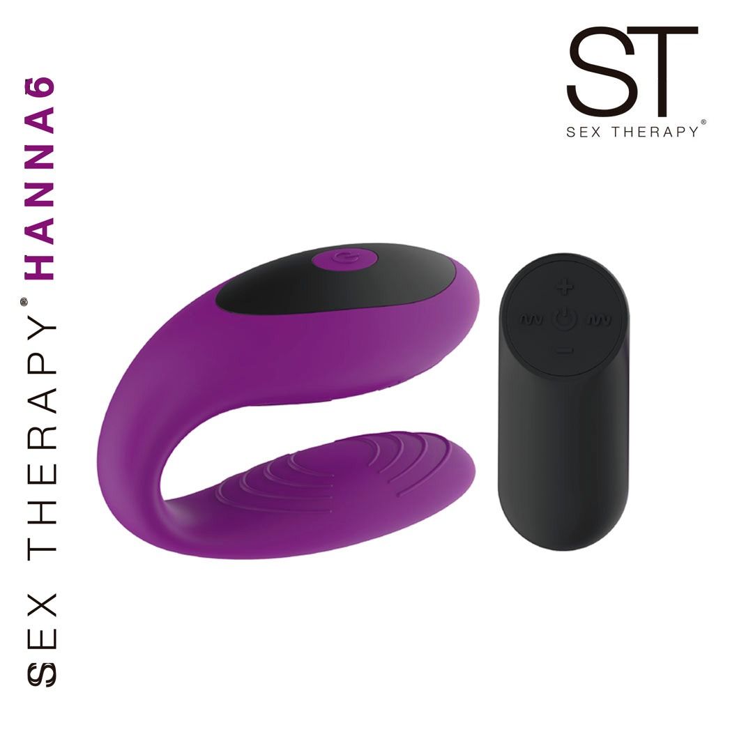 Estimulador para parejas tipo We Vibe a control remoto recargable - Hanna 6 - ST Toys