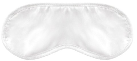 Antifaz de raso blanco