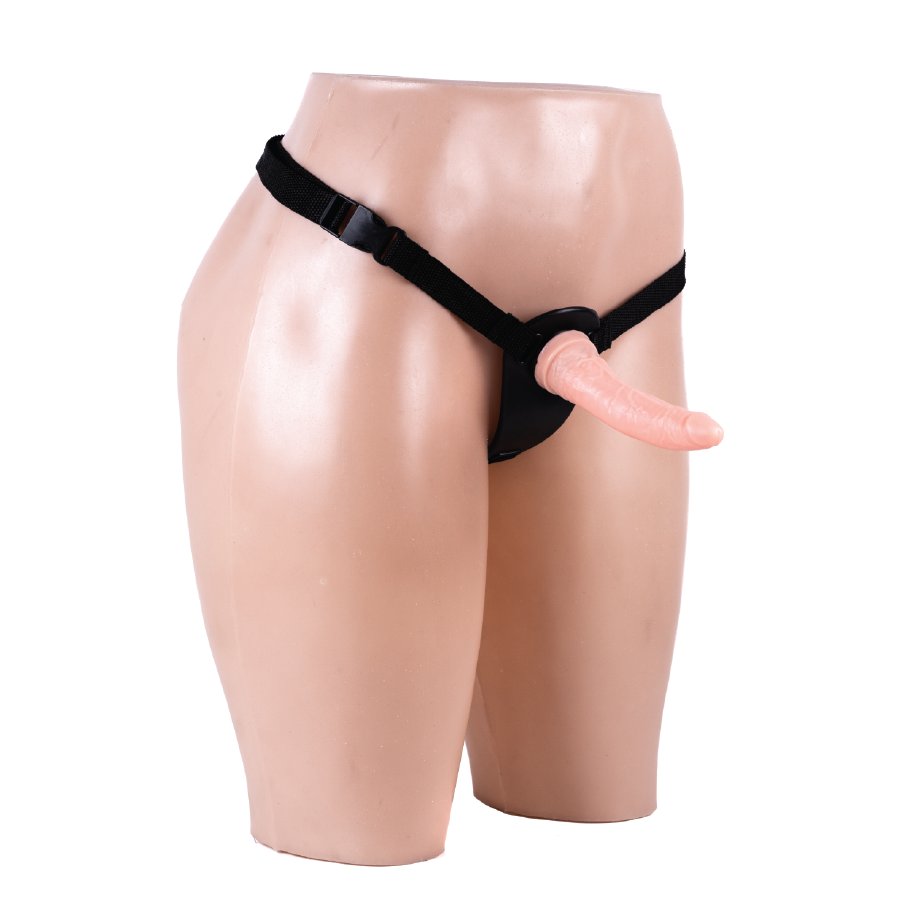 Arnes con consolador bananin - 15 x 2.5 a 3 cm