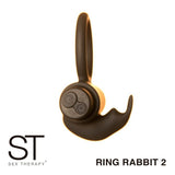 Anillo con vibrador recargable - ST Cock Ring Rabbit 2 - Negro