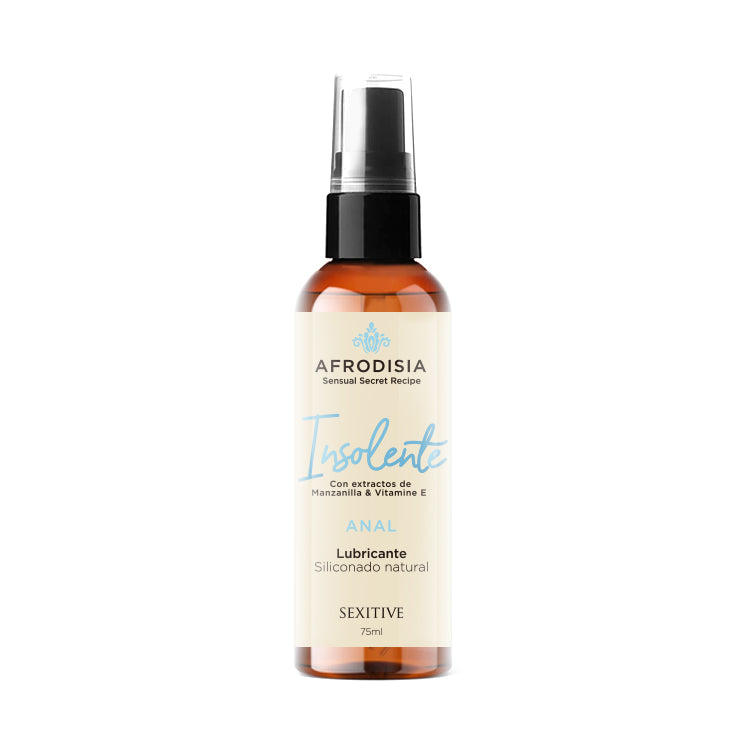 Lubricante siliconado natural Anal - Afrodisia Insolente - 75ml - Buttman Sexshop en Tucuman
