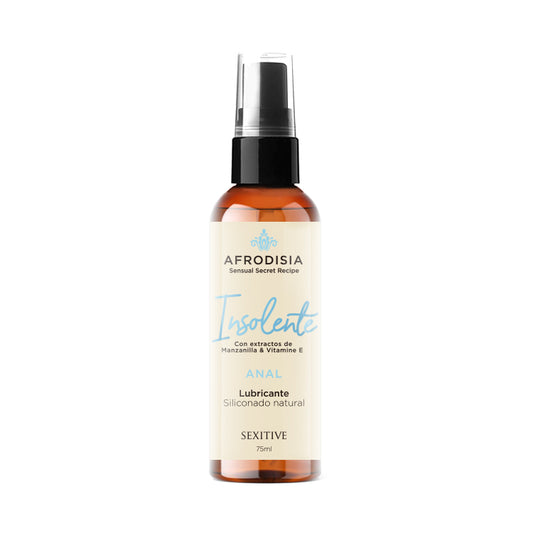 Lubricante siliconado natural Anal - Afrodisia Insolente - 75ml - Buttman Sexshop en Tucuman
