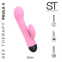 Consolador doble estimulacion recargable - Paula 4 - ST Toys