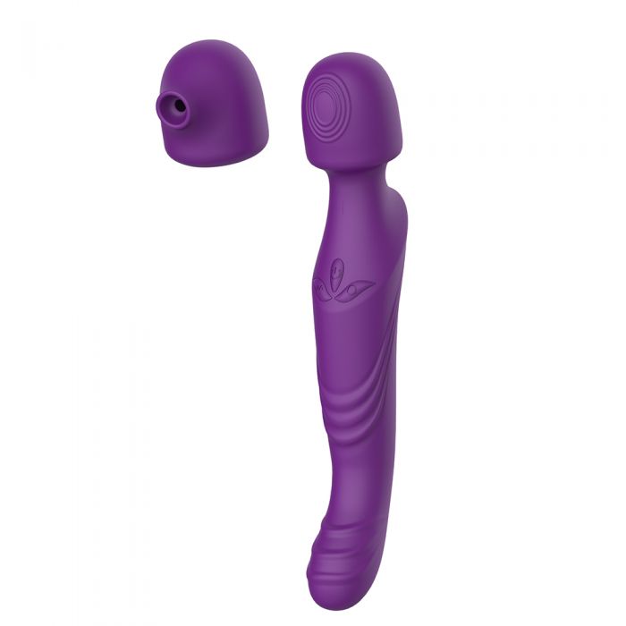 Masajeador con estimulador de clitoris - Ana 8 - ST Toys