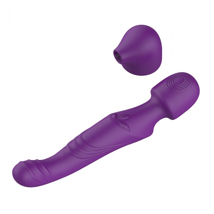 Masajeador con estimulador de clitoris - Ana 8 - ST Toys