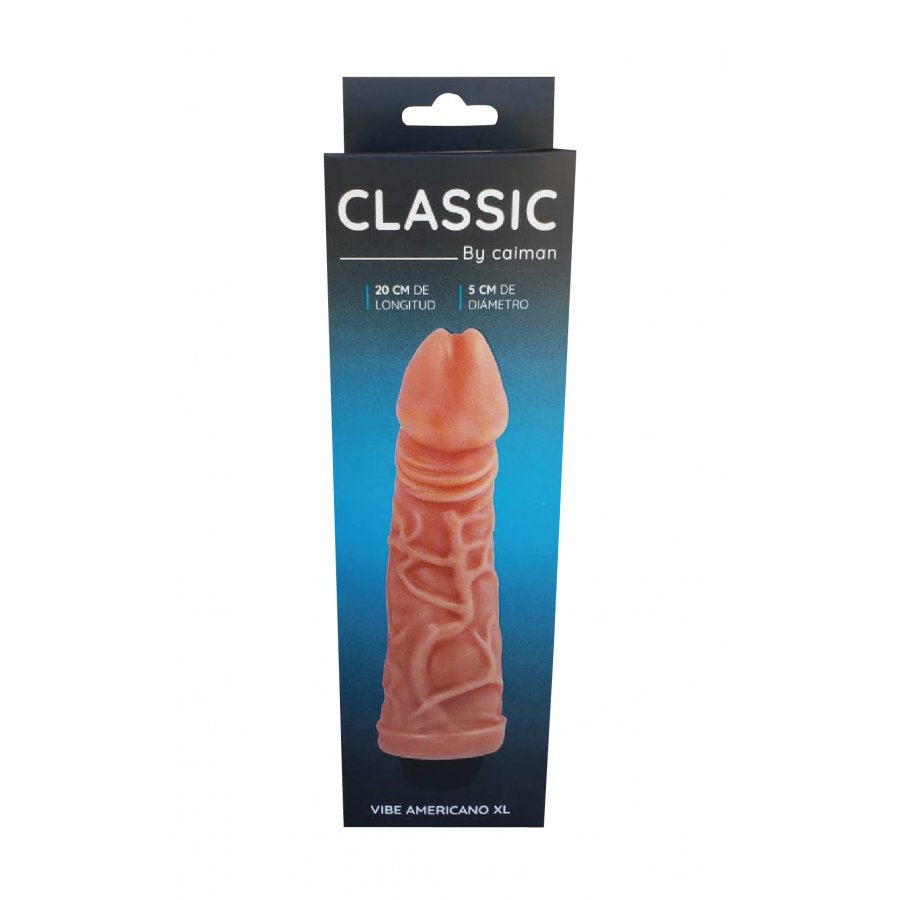 Consolador Vibrador Americano Piel XL 20 x 5