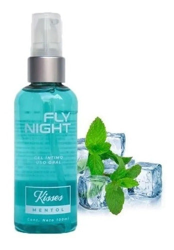 Gel comestible Fly Night Kisses - Menta 100 ml