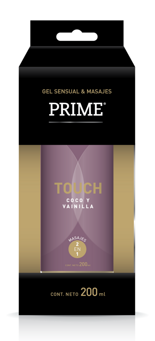 Gel lubricante Prime Touch - Coco y Vainilla - 200ml - Buttman Sexshop en Tucuman