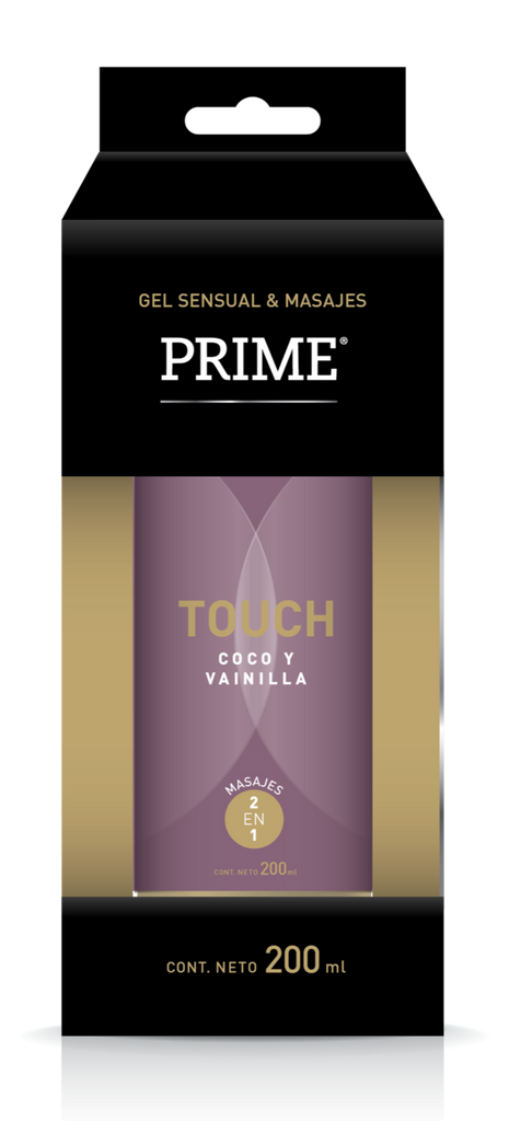 Gel lubricante Prime Touch - Coco y Vainilla - 200ml