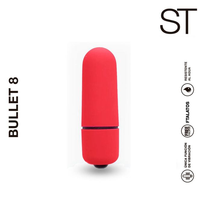 Bala estimuladora vibradora naranja - Bullet 8 - ST Toys