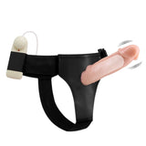 Consolador con vibrador y arnes - 4.5 x 17 cm - cintura 50 a 80 cm - Pretty Love