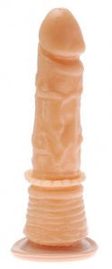 Consolador coronita nuevo piel con ventosa - 15 x 3 cm - Buttman Sexshop en Tucuman